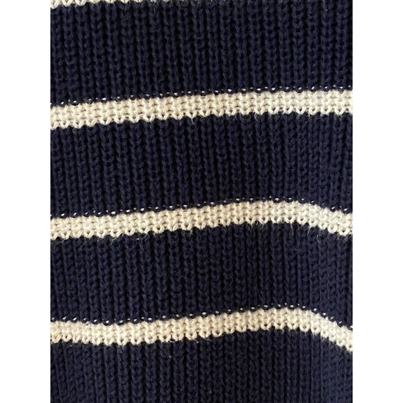 Penn State striped knit sweater with logo size XL Emerson Street PSU Football - Picture 6 of 7